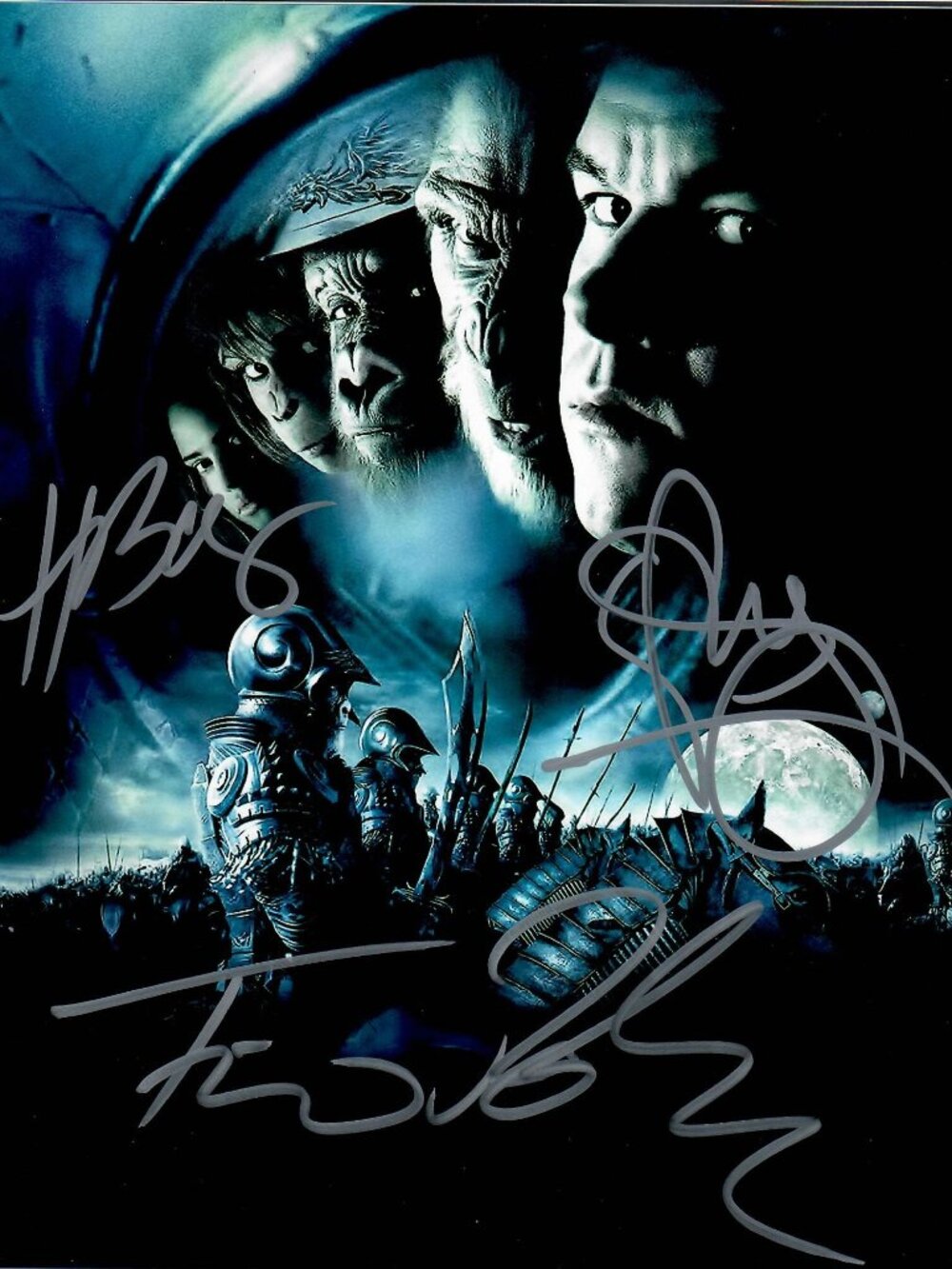 Planet Of The Apes Mark Wahlberg Tim Roth Helena B Carter Signed 8X10 Photo